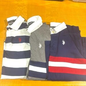 3 shirts -Us assn rugby shirt size xxl 18 boys long sleeve